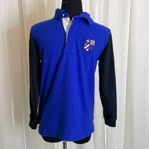 Red, Black & Blue CLASS CLUB Long Sleeve Shirt, size 10/12